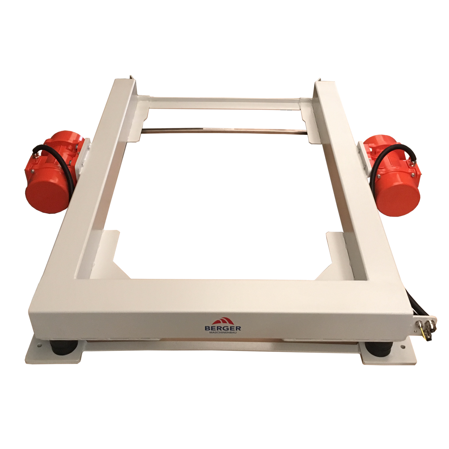 Ausführungen von Rütteltischen Berger Maschinenbau